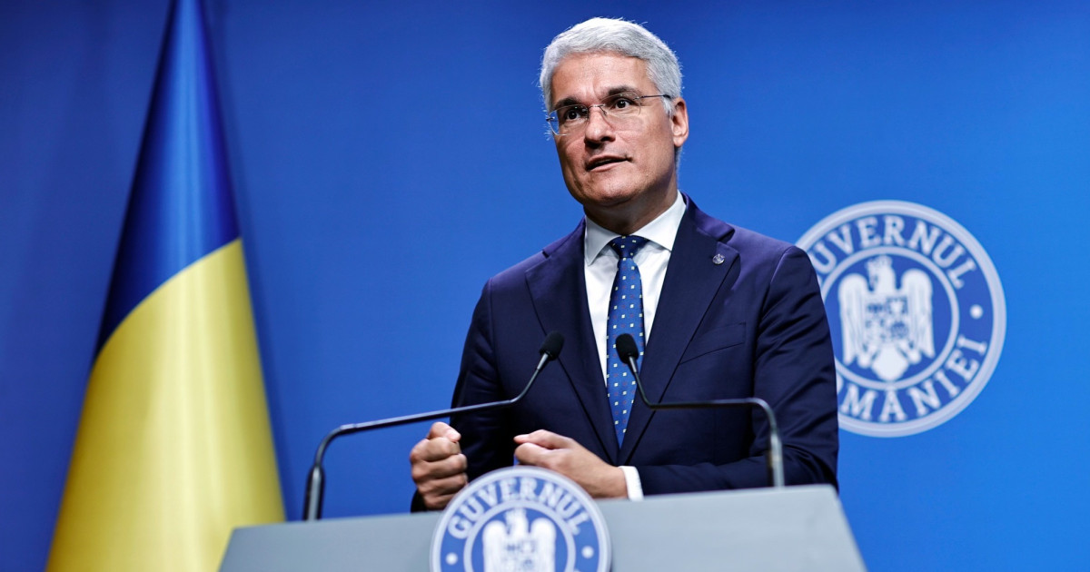 Ministrul Fondurilor Europene, Dragoș Pîslaru, anunțând rezultatul negocierilor PNRR.