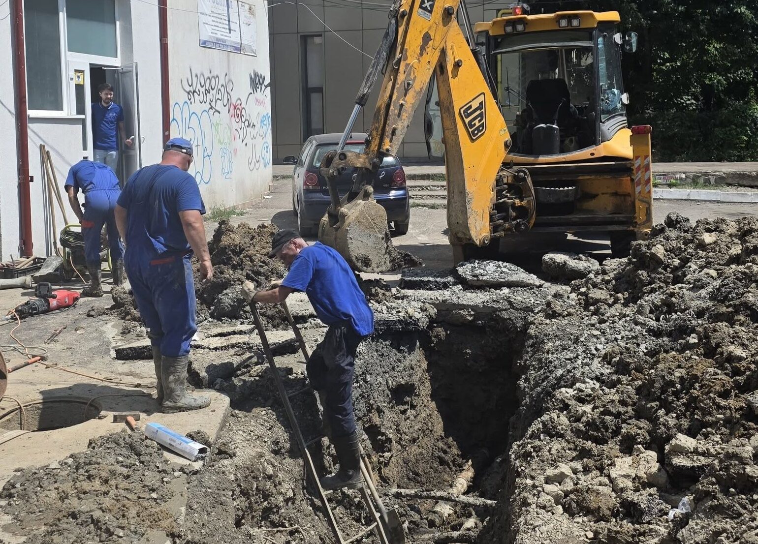 Avarie la rețeaua de apă și canalizare din Botoșani