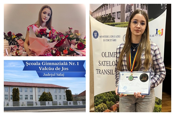 Ana Raisa Șandor, elevă cu rezultate bune la Evaluarea Națională din Sălaj